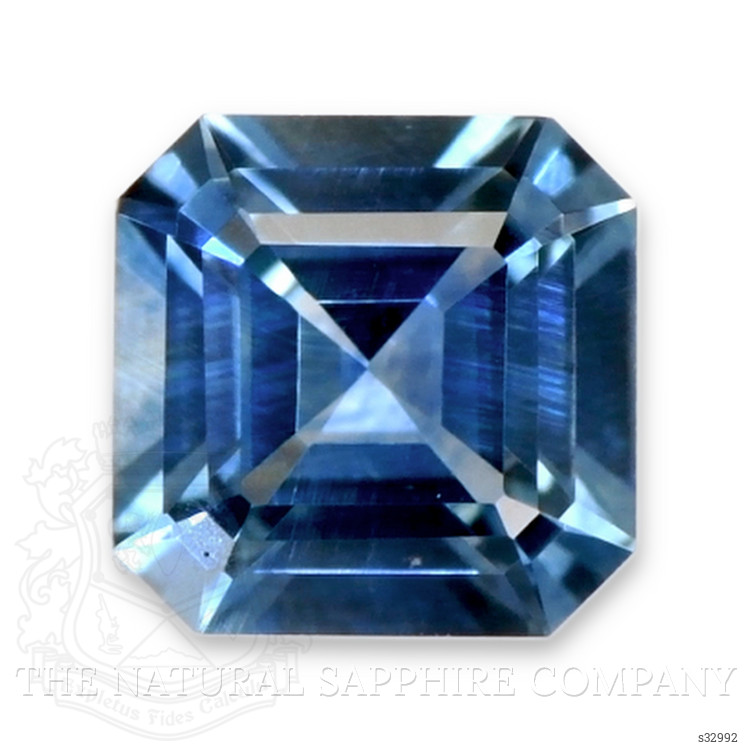 0.35 Ct. Greenish Blue Sapphire from Montana