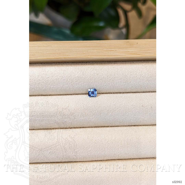 0.35 Ct. Greenish Blue Sapphire from Montana
