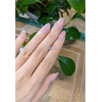 0.36 Ct. Greenish Blue Sapphire from Montana Life Style