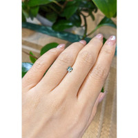 0.39 Ct. Bluish Green Sapphire from Montana Life Style