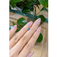 0.40 Ct. Greenish Blue Sapphire from Montana Life Style