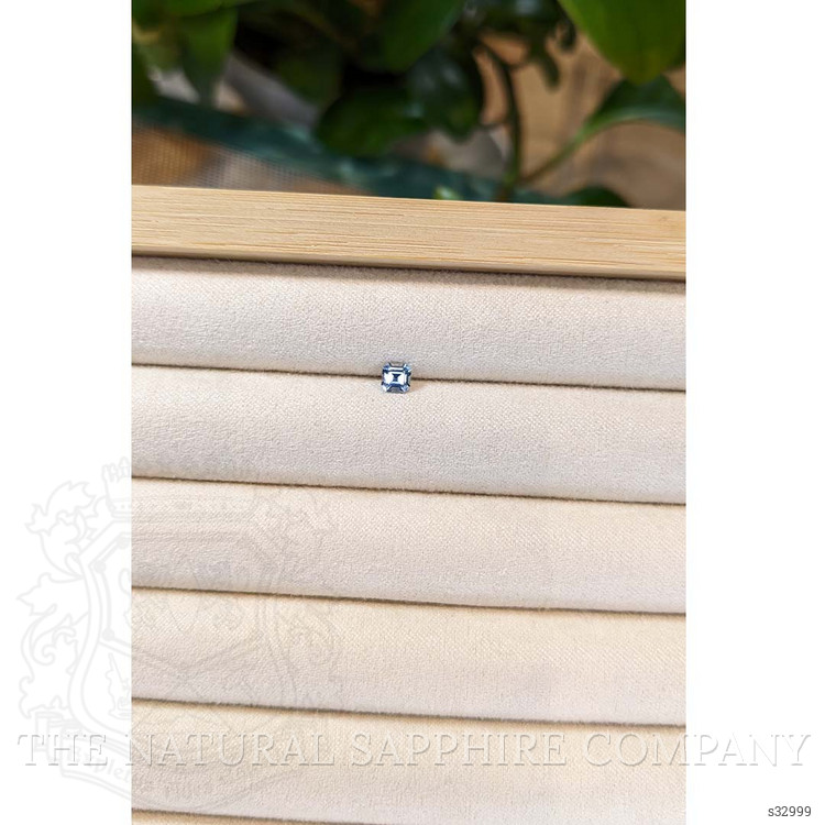 0.40 Ct. Greyish Blue Sapphire from Montana