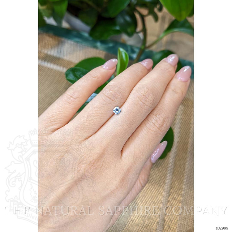 0.40 Ct. Greyish Blue Sapphire from Montana