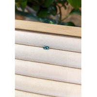 0.41 Ct. Bluish Green Sapphire from Montana Life Style