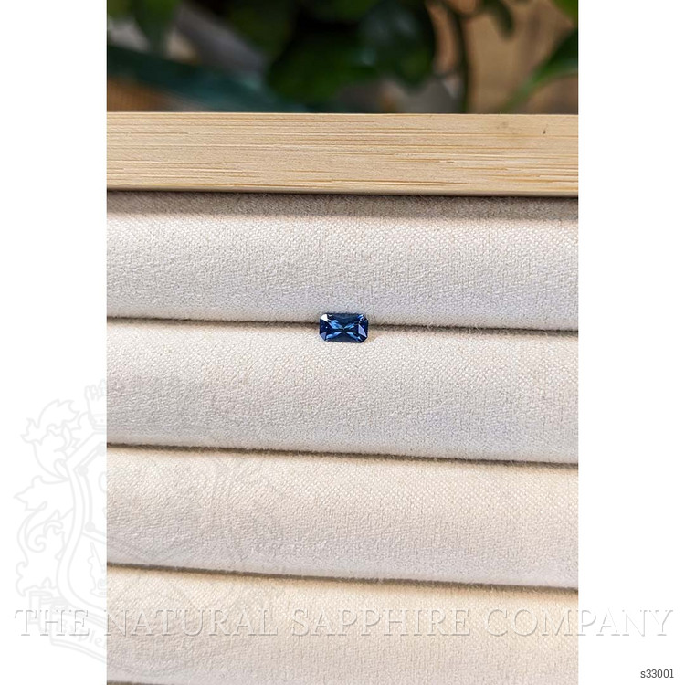 0.42 Ct. Greenish Blue Sapphire from Montana