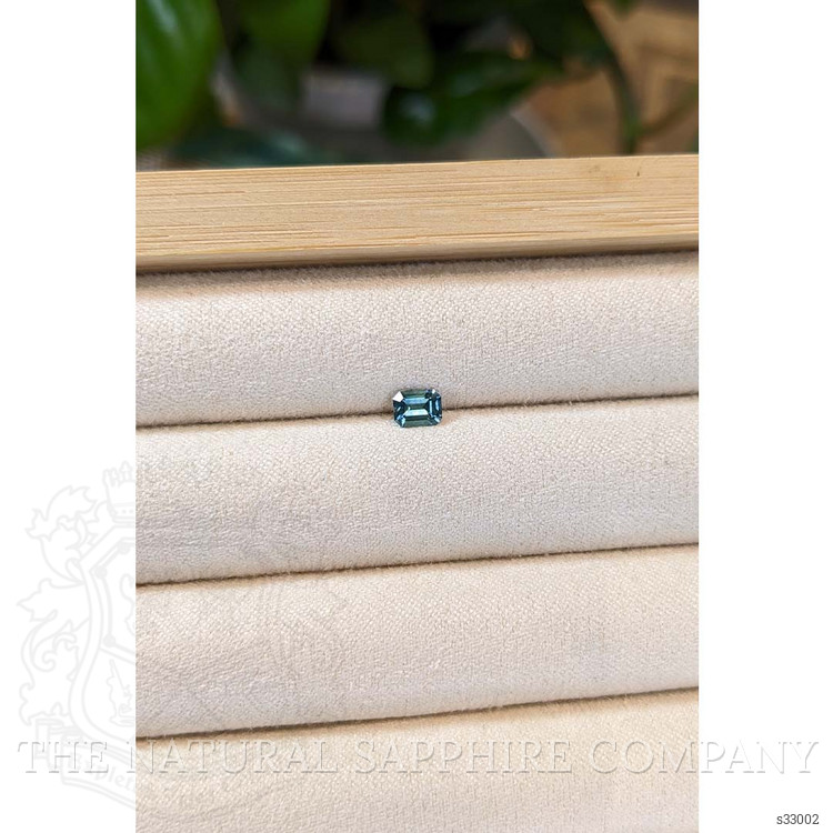 0.43 Ct. Greenish Blue Sapphire from Montana