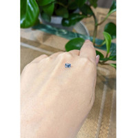 0.44 Ct. Blue Sapphire from Ceylon (Sri Lanka) Life Style