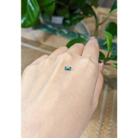 0.45 Ct. Bluish Green Sapphire from Montana Life Style