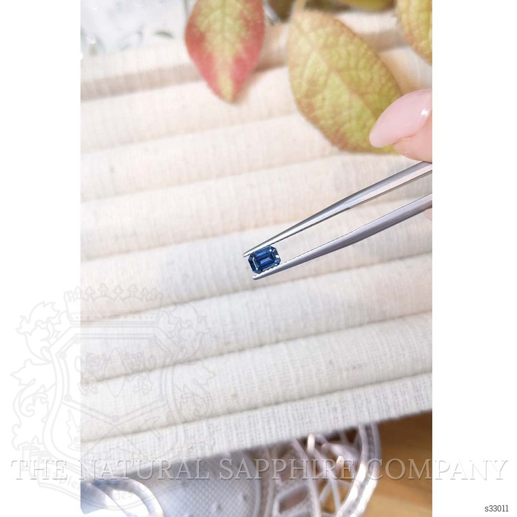 0.49 Ct. Blue Sapphire from Montana