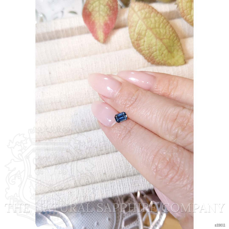 0.49 Ct. Blue Sapphire from Montana