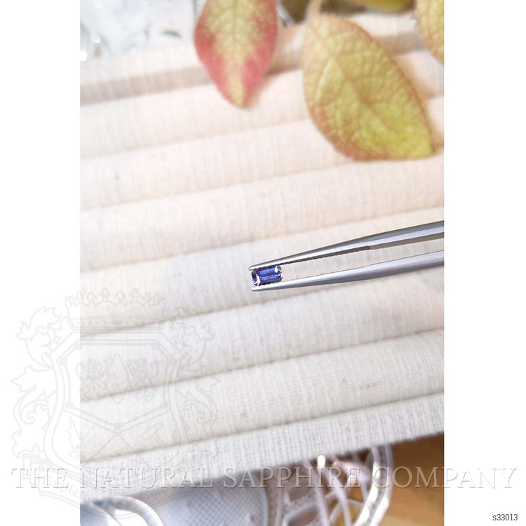 0.33 Ct. Blue Sapphire from Montana