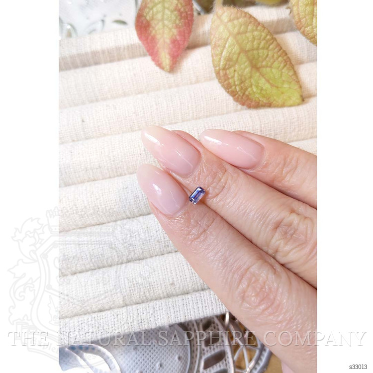 0.33 Ct. Blue Sapphire from Montana