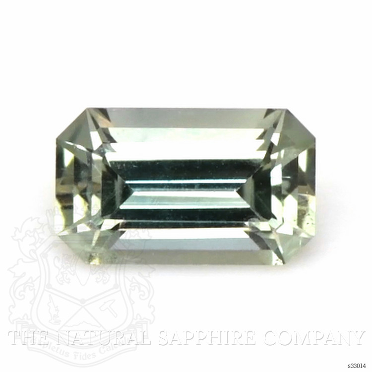 0.34 Ct. Green Sapphire from Montana