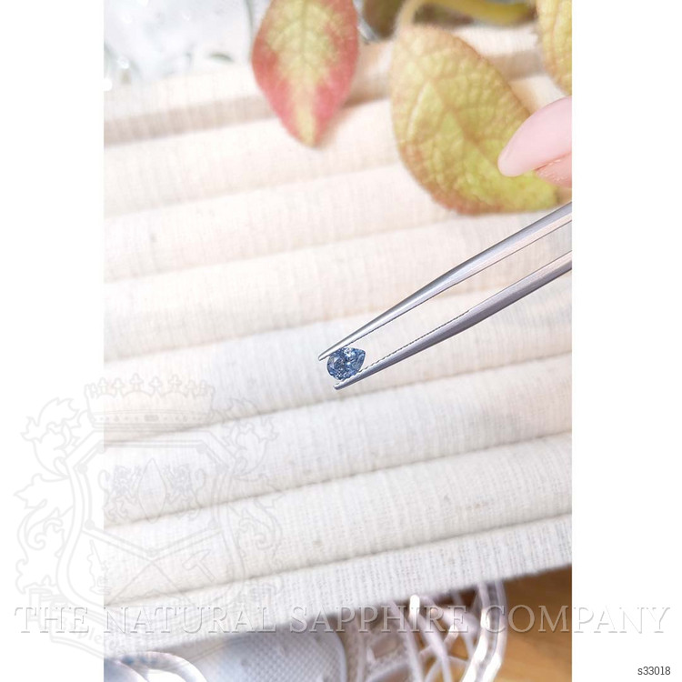 0.42 Ct. Blue Sapphire from Montana