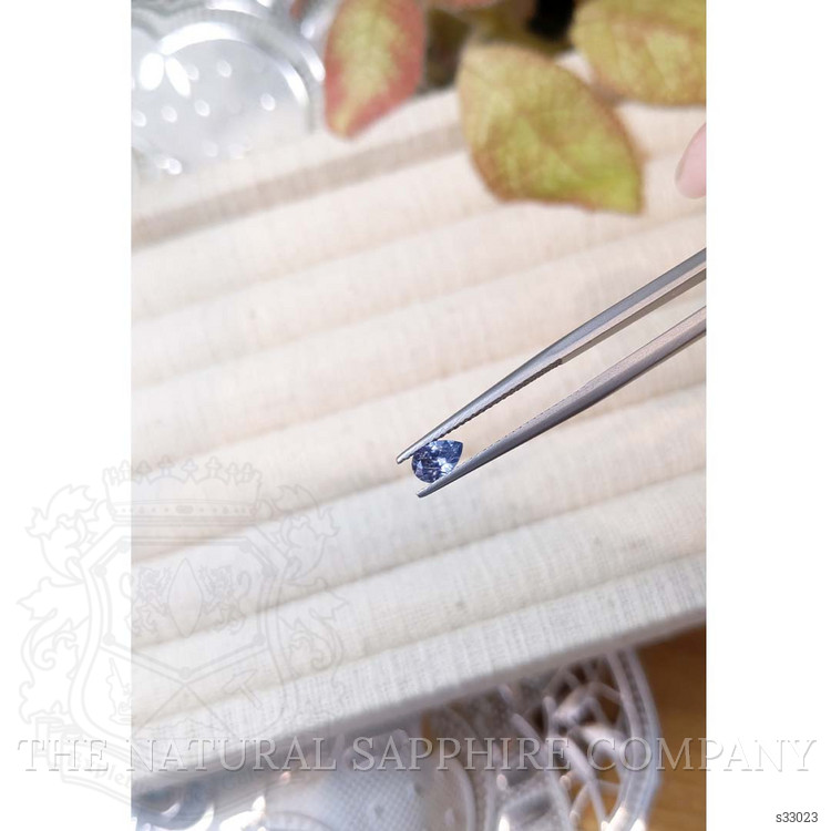 0.43 Ct. Blue Sapphire from Montana
