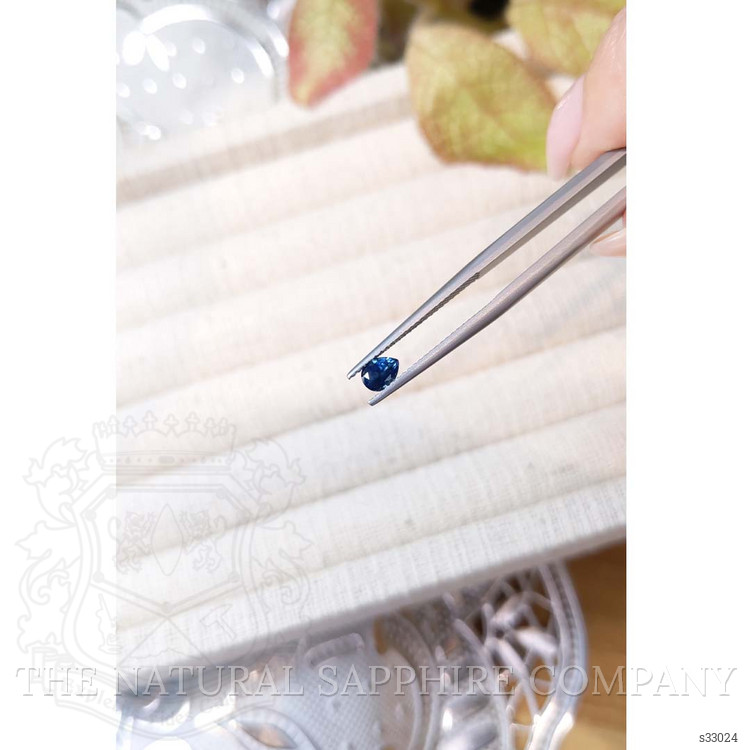 0.40 Ct. Blue Sapphire from Montana