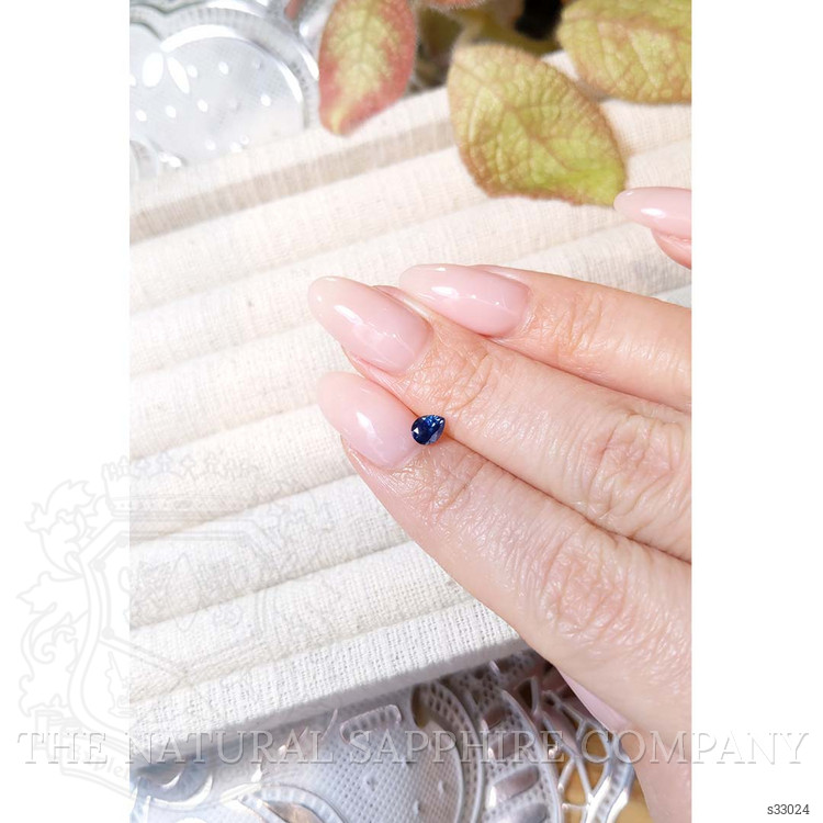 0.40 Ct. Blue Sapphire from Montana