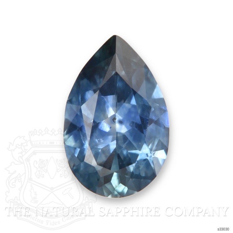 0.47 Ct. Greenish Blue Sapphire from Montana