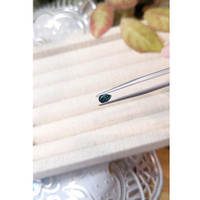 0.47 Ct. Bluish Green Sapphire from Montana Life Style