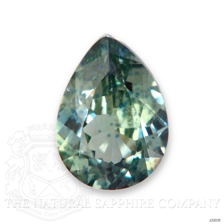 0.48 Ct. Bluish Green Sapphire from Montana