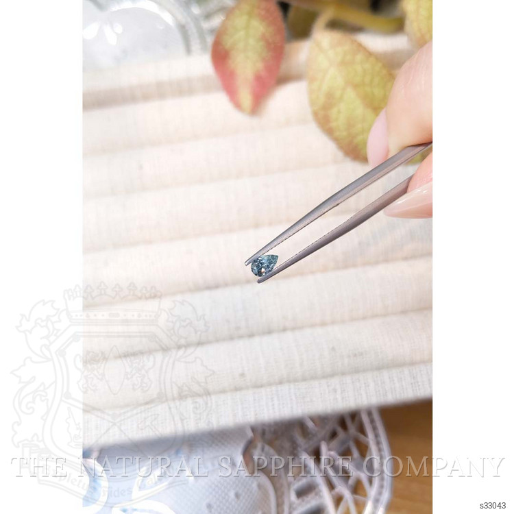 0.30 Ct. Bluish Green Sapphire from Montana