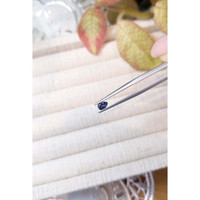 0.34 Ct. Bluish Grey Sapphire from Montana Life Style