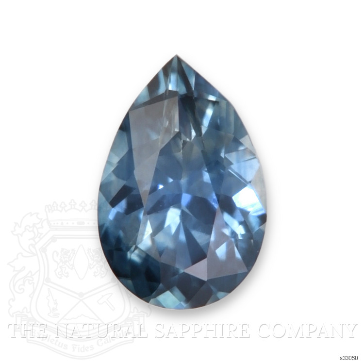 0.34 Ct. Greenish Blue Sapphire from Montana