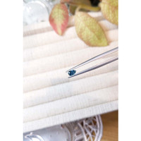 0.34 Ct. Greenish Blue Sapphire from Montana Life Style