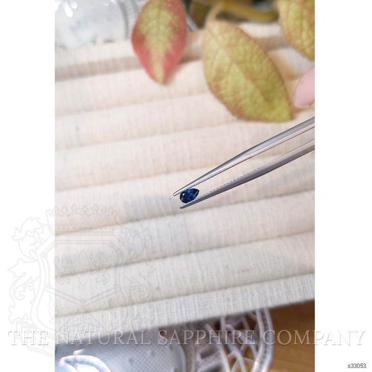 0.27 Ct. Blue Sapphire from Montana