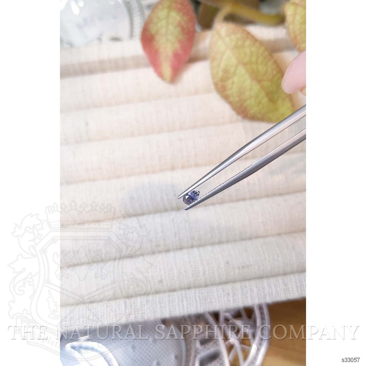 0.25 Ct. Bluish Grey Sapphire from Montana