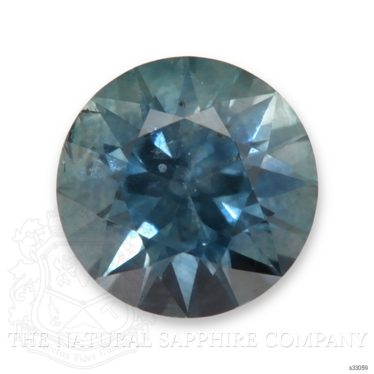 0.59 Ct. Bluish Green Sapphire from Montana