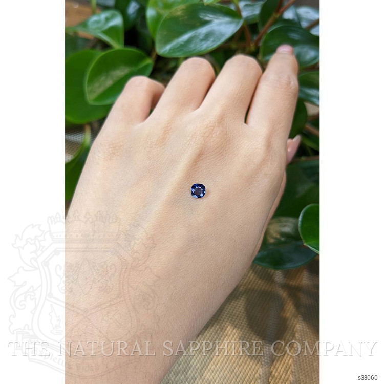 0.45 Ct. Blue Sapphire from Ceylon (Sri Lanka)