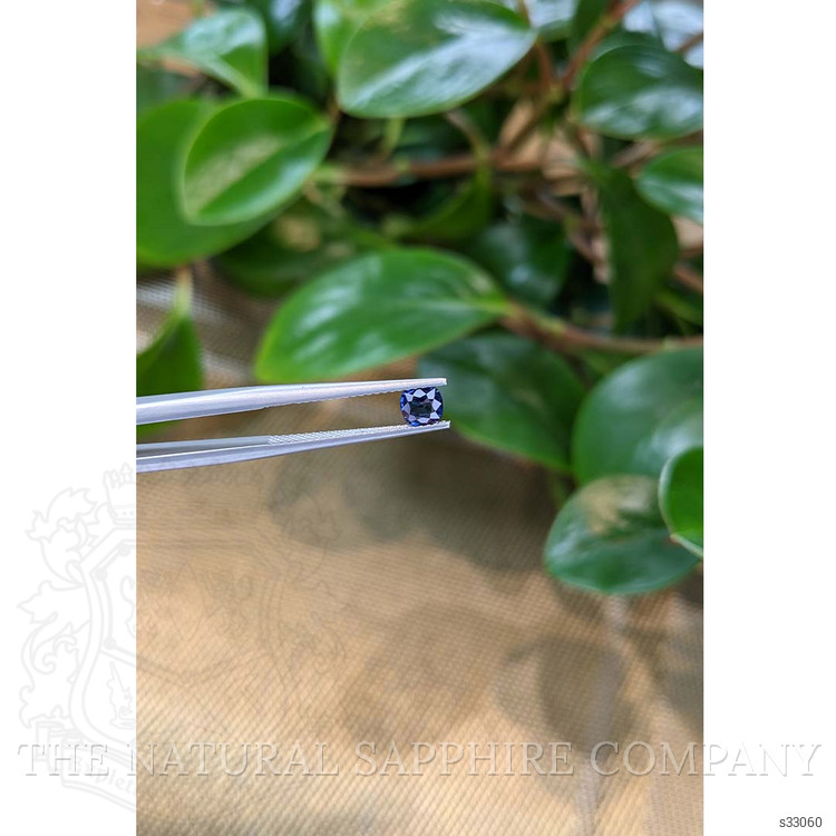 0.45 Ct. Blue Sapphire from Ceylon (Sri Lanka)