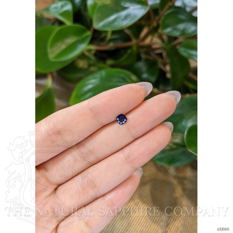 0.45 Ct. Blue Sapphire from Ceylon (Sri Lanka)