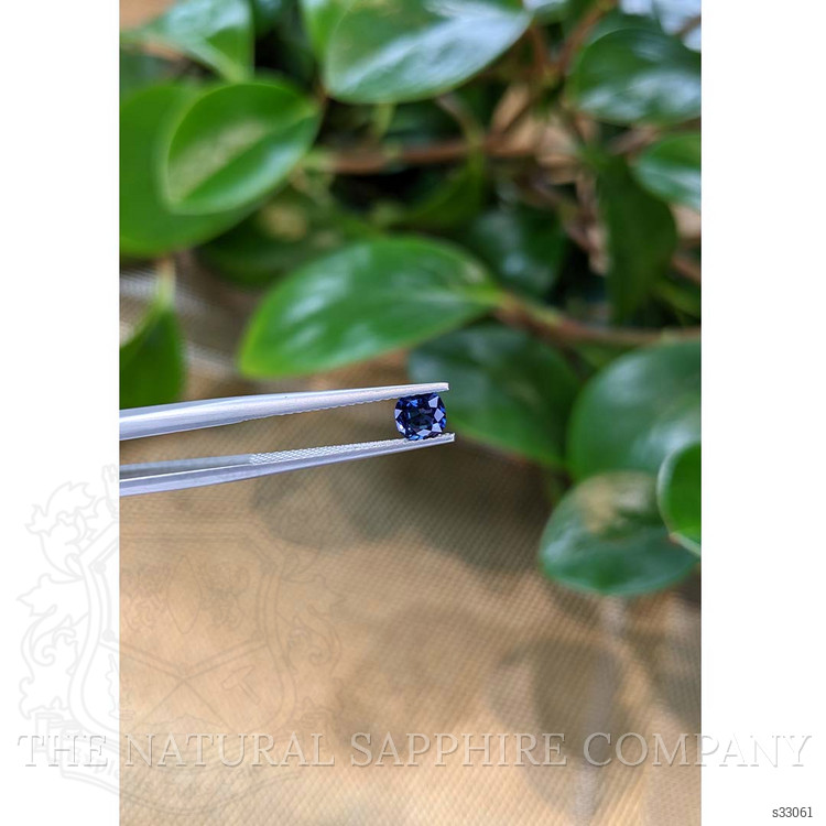 0.61 Ct. Blue Sapphire from Ceylon (Sri Lanka)