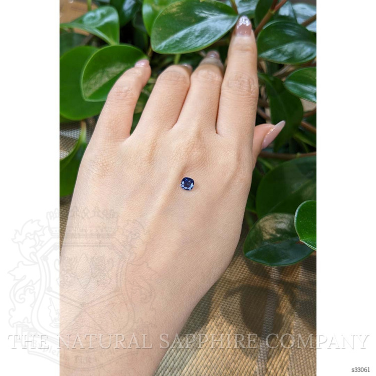 0.61 Ct. Blue Sapphire from Ceylon (Sri Lanka)