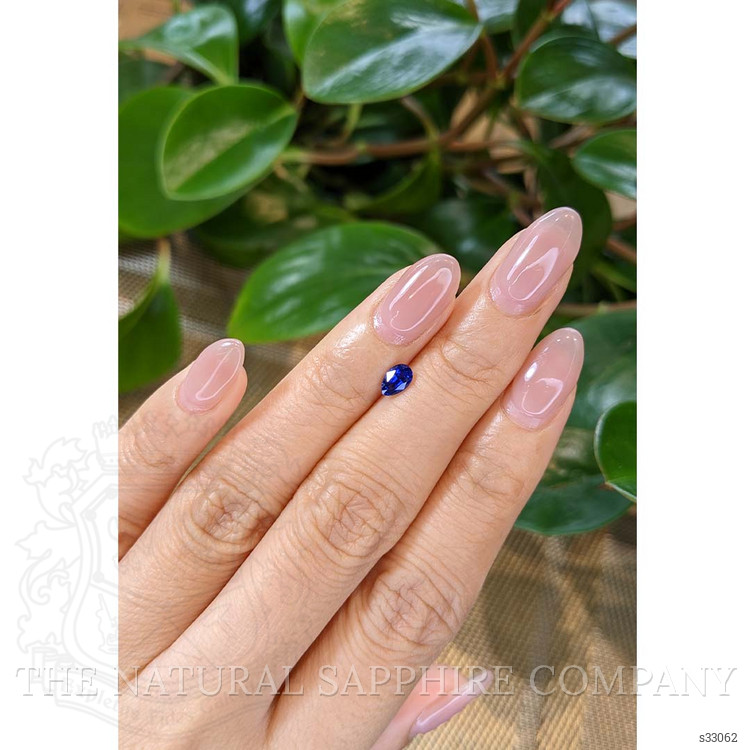 0.48 Ct. Blue Sapphire from Ceylon (Sri Lanka)