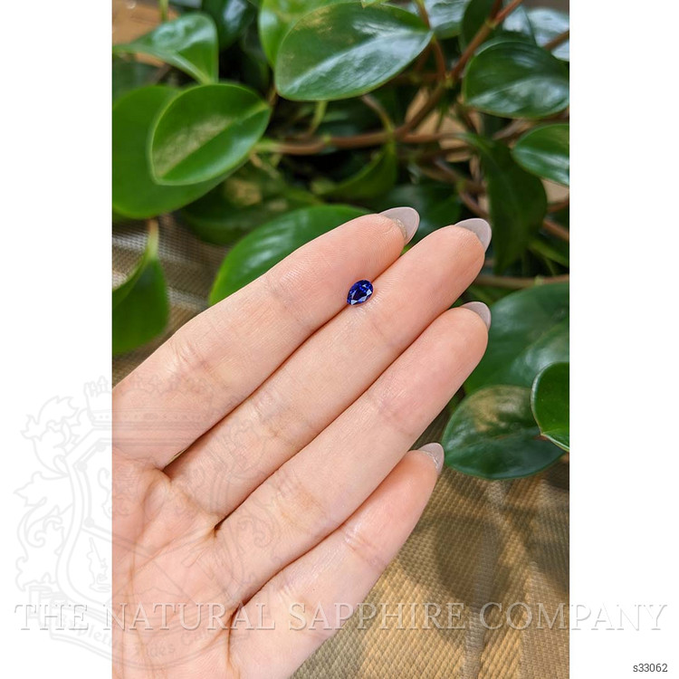 0.48 Ct. Blue Sapphire from Ceylon (Sri Lanka)