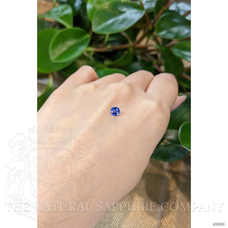 0.49 Ct. Blue Sapphire from Ceylon (Sri Lanka)