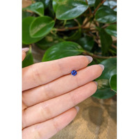0.49 Ct. Blue Sapphire from Ceylon (Sri Lanka) Life Style