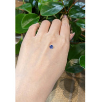 0.60 Ct. Blue Sapphire from Ceylon (Sri Lanka) Life Style