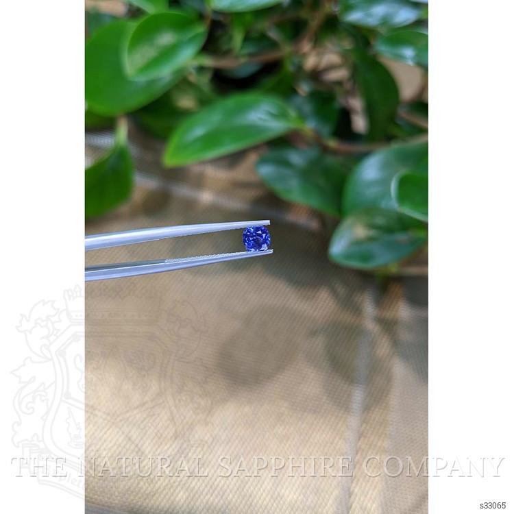 0.65 Ct. Blue Sapphire from Ceylon (Sri Lanka)
