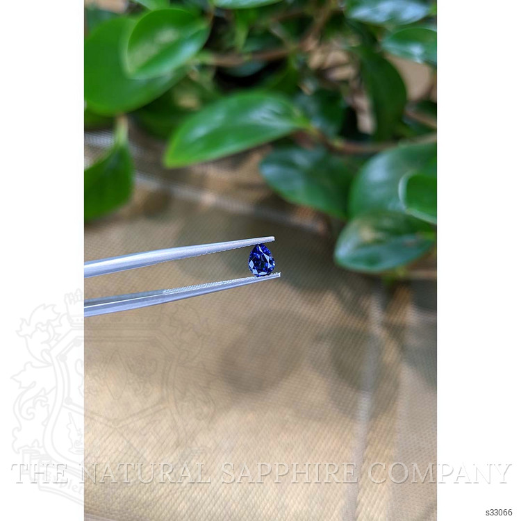 0.65 Ct. Blue Sapphire from Ceylon (Sri Lanka)