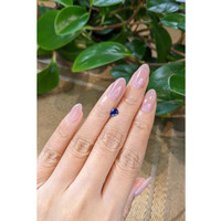 0.65 Ct. Blue Sapphire from Ceylon (Sri Lanka) Life Style