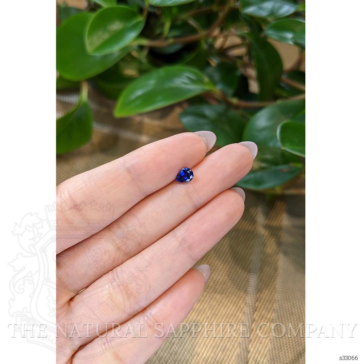 0.65 Ct. Blue Sapphire from Ceylon (Sri Lanka)