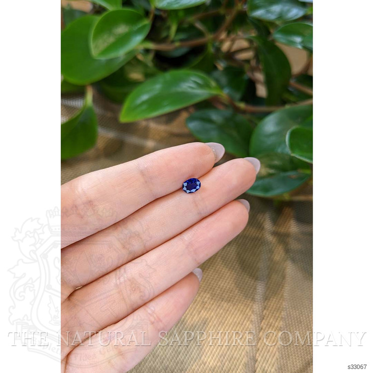 0.70 Ct. Blue Sapphire from Ceylon (Sri Lanka)