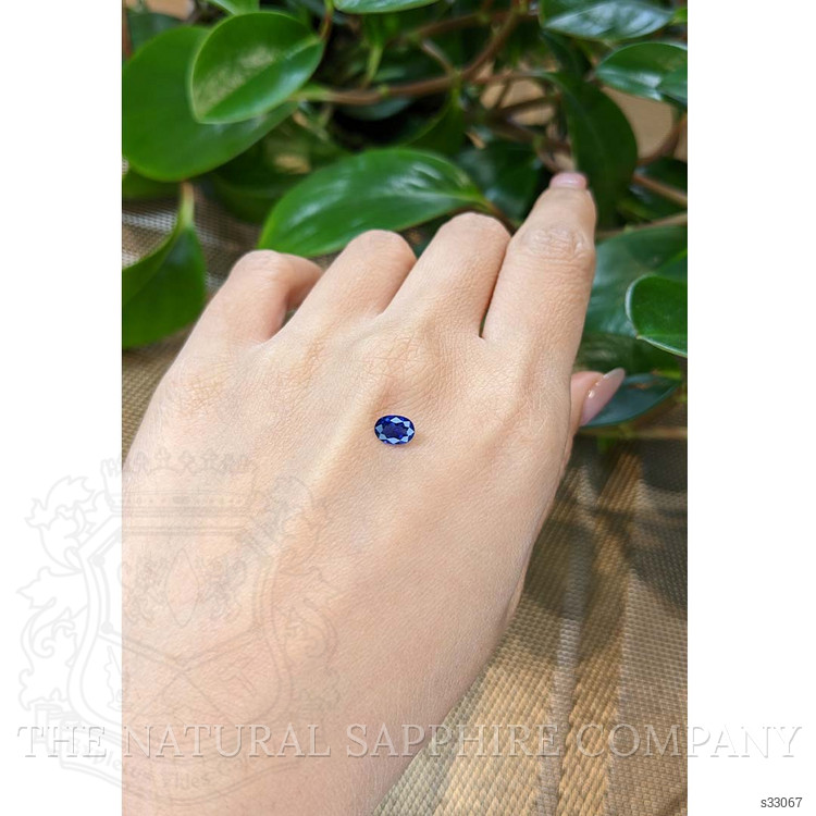 0.70 Ct. Blue Sapphire from Ceylon (Sri Lanka)