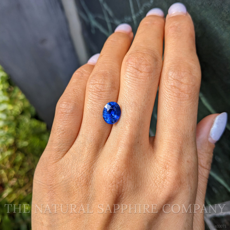 3.11 Ct. Blue Sapphire from Ceylon (Sri Lanka)