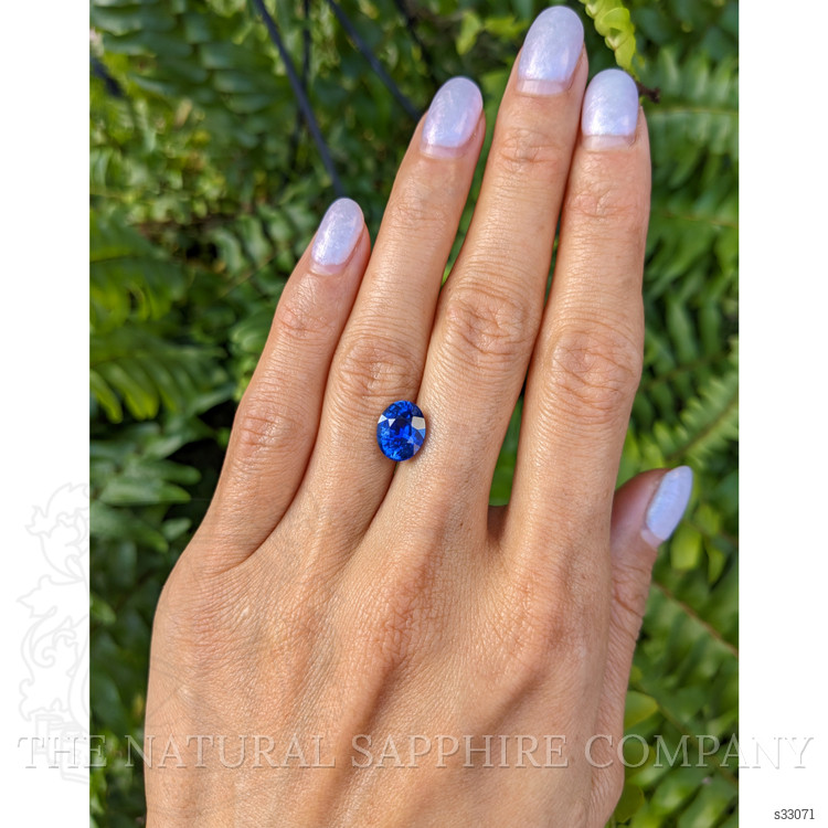 3.11 Ct. Blue Sapphire from Ceylon (Sri Lanka)