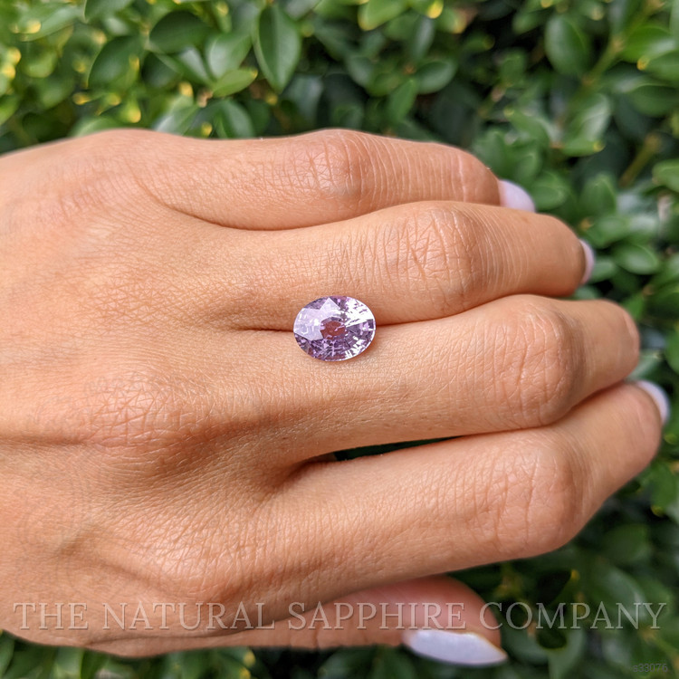 4.02 Ct. Pinkish Purple Sapphire from Ceylon (Sri Lanka)